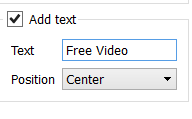 Text Over Video