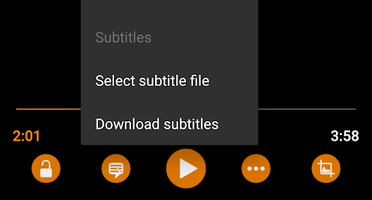 Download Subtitles in App