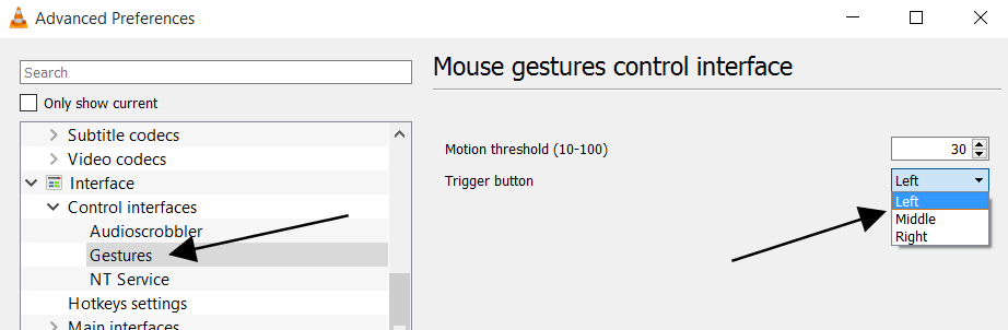 Mouse Button to Toggle Gesture