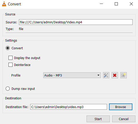 How to convert Video to MP3