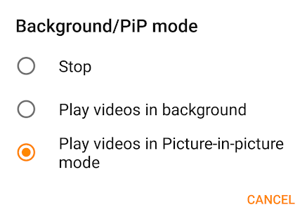 Background PiP Mode