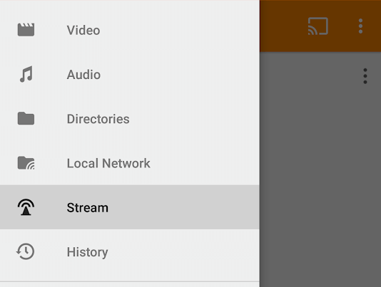 Open Online Stream in Android