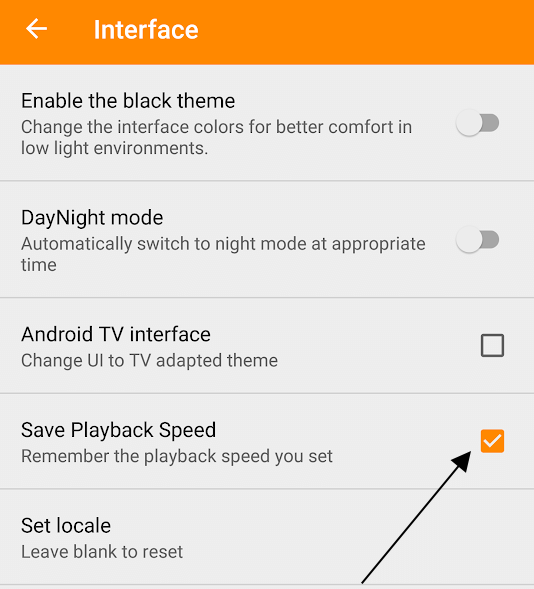 Save Playback Speed as Default