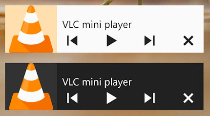 VLC Mini Player Widget