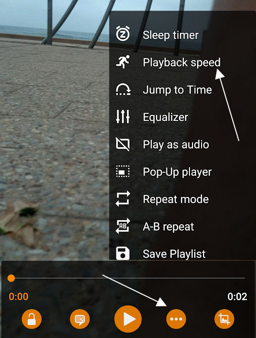 Playback Speed in VLC