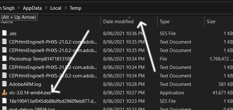 Locating the Update File